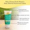 imageEarth Mama Baby Mineral Sunscreen Lotion SPF 40  NonNano Zinc Natural Water Resistant Sun Cream for Babies Kids ampamp Adults 3Ounce3 Ounce Pack of 2