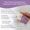 imageEarth Mama Calming Lavender Baby Lotion for Dry Skin Calendula Cream for Newborn Skin Care Organic Moisturizer for Children with Aloe Juice Rooibos ampamp Shea Butter Lavender Lotion 8 Fl Oz8 Fl Oz Pack of 1