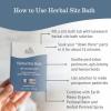 imageEarth Mama Herbal Sitz Bath  Pregnancy ampamp Postpartum Essentials Soothing Sitz Bath for Hemorrhoids with Witch Hazel ampamp Calendula 6Count6 Count Pack of 2