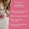 imageEarth Mama Organic Nipple Butter  Nipple Cream Safe for Breastfeeding  Postpartum Essentials for Nursing  Non Lanolin Nipple Cream 2Fluid Ounce2 Fl Oz Pack of 3