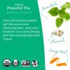 imageEarth Mama Organic Peaceful Tea  Stress Less Calming Relaxing Herbal Blend Safe for Pregnancy ampamp Beyond 16 Teabags Per Box