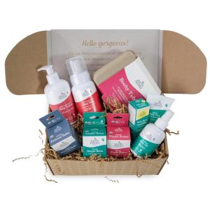 imageEarth Mama Baby Love Gift Set Organic Baby Essentials Skin Care Baby Lotion ampamp Wash Baby Oil Nose ampamp Cheek Balm SPF 40 Baby Sunscreen Lotion ampamp Face Stick and Diaper Balm 7Piece SetMama  Baby Gift Set