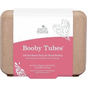 imageEarth Mama Booby Tubes  GelFree Hot ampamp Cold Compress Nursing Packs for Breastfeeding ampamp Tender Breasts 42Ounce