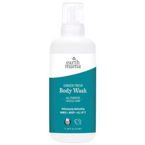 imageEarth Mama Ginger Fresh Foaming Hand Soap and All Purpose Body Wash for Sensitive Skin Liquid Castile Soap with Organic Coconut Oil Shea Butter Calendula ampamp Aloe 53 fl oz34 Fl Oz Pack of 1