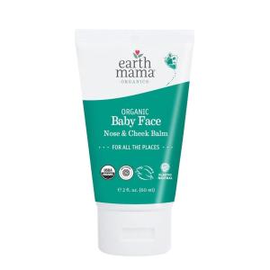 imageEarth Mama Organic Baby Face Nose ampamp Cheek Balm  Moisturizer with Calendula Oil for Dry Skin Care Natural Petroleum Jelly Alternative 2Fluid Ounce2 Ounce Pack of 1