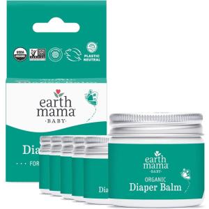 imageEarth Mama Organic Diaper Balm 2Ounce  Diaper Cream for Baby  EWG Verified Petroleum ampamp Artificial FragranceFree with Calendula for Sensitive Skin2Fluid Ounce 6Pack