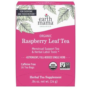imageEarth Mama Organic Milkmaid Tea  Lactation Support Herbal Tea Bags for Breastfeeding Decaf Lactation Supplement for Increased Breast Milk Production With Milk Thistle ampamp Fenugreek 16 CountRaspberry Leaf Tea