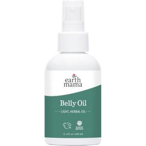imageEarth Mama Belly Oil for Dry Skin  Calendula Skin Care Moisturizer Oil to Encourage Natural Elasticity and Help Prevent Stretch Marks During Pregnancy and Postpartum 4Fluid Ounce4 Fl Oz Pack of 1