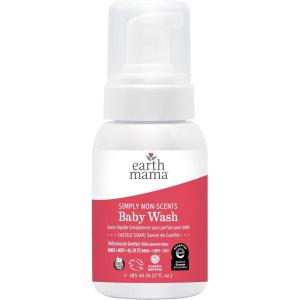 imageEarth Mama Baby Wash with Gentle Castile Soap for Sensitive Skin Sweet Orange 53Fluid Ounce and Liter Refill Packaging May VarySweet Orange