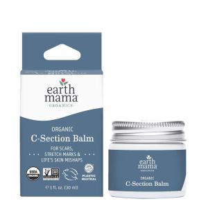 imageEarth Mama Organic CSection Balm  1 oz  USDA Certified Organic Scar Balm for CSection Recovery1 Fl Oz Pack of 1
